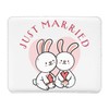 Fabulous Mauspad aus Kunstleder Just Married Newlywed Anniversary Celebration Gift