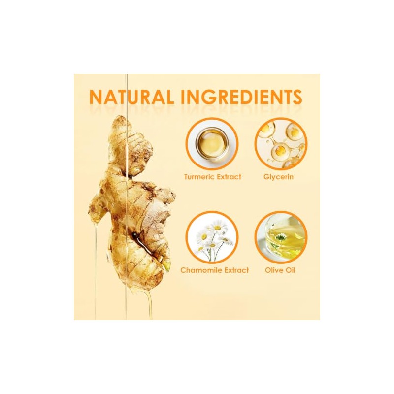 Kit Cuidado Facial Cúrcuma Piezas Limpiador Cepillo Discos Exfoliantes Jabón