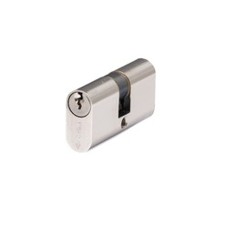 CISA 08210.02.0.12 Cylinder Lock Nickel-Plated Oval 28 x 28