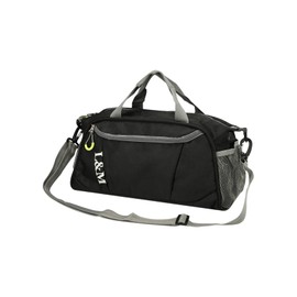 Dry Wet Separated Sports Bag Water Resistant Holdall Gym Bag Mens Womens Nylon Messenger Duffel Bag Large Training Carry On Handbag Overnight Weekend Tote for Fitness Camping Yoga Holiday,40x20x15cm