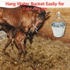 mekueeex 10 PCS Bucket Hook Hangers, Horse Stall Metal Horse