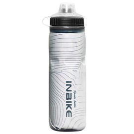 Insulated Mountain Bike Water Bottle BPA Free Cycling and Sports Squeeze Bottle with Dust Cover ALKOY