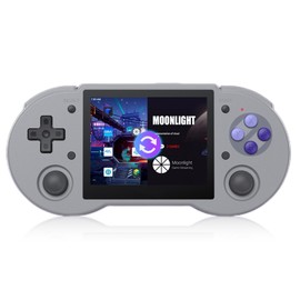 RG353p Retro Handheld Video Game Console 64G/128G/256G 15000/25000/35000 Classic Games Wifi for Android 11 Linux Dual System 3.5 inch IPS Screen Touch Screen Game Console