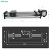 YIDOFENG CNC Linear Stage Actuator, Double Optical Axis Linear Slide