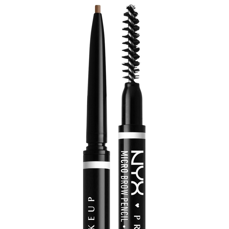 NYX Professional Makeup Eyebrow Pencil, Twin Pack, Micro Brow Pencil,