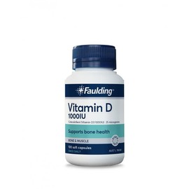 Faulding Buy Faulding Remedies Vitamin D 1000IU 100 Capsules Online
