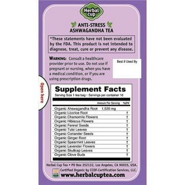 Herbal Cup Anti Stress Ashwagandha Tea