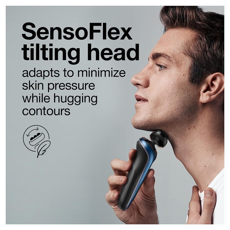 Braun Series 6 6040cs Electric Shaver with Charging Stand, Precision