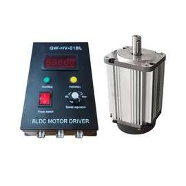 QW80BL007-550 110V 3000/6000rpm 550W 1.75N.M/0.87N.M 80mm Brushless DC Motor High Speed Low Noise Hall BLDC Motor with Driver (110V-550W 3000RPM)