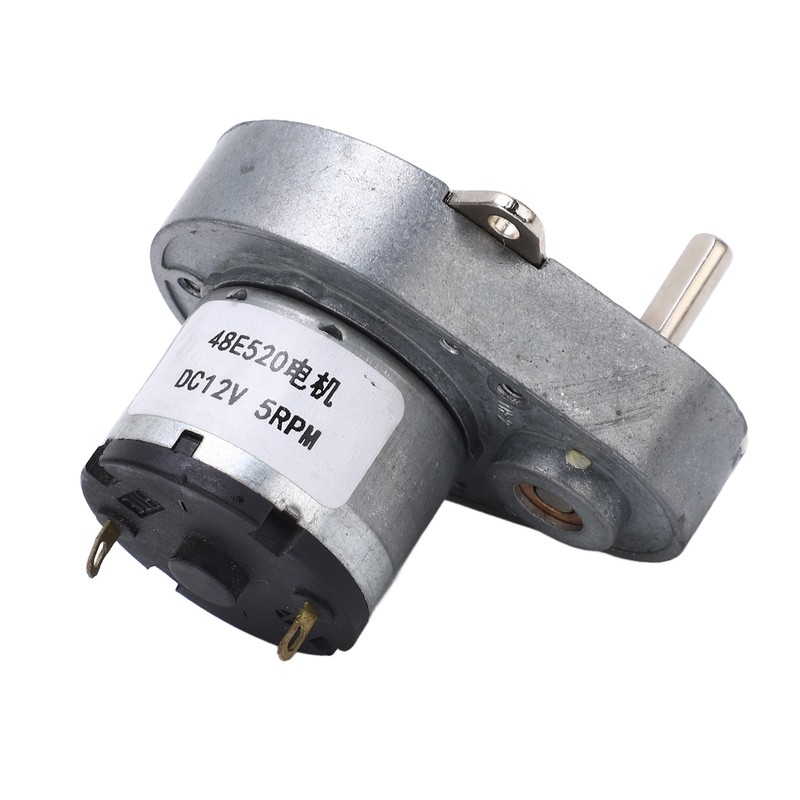 Gear Motor DC 12V 5RPM Speed Reduction Geared Motor Alloy