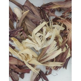 Real Natural Dried Mini Indian Corn Husk, 24 husks, 5-8 inches, Good for Decoration, Bowl Fillers and Crafts