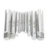 10Pcs Screw Tap Extractor Set Quenched Alloy Steel Broken Screw
