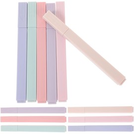 Marcadores Resaltadores de Aprendizaje para Estudiantes 12 Piezas Set Tonos Pastel Suaves Punta Blanda para Marcar Notas y Libros Uso Escolar y Oficina