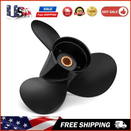 JSPROP 10.3x13 Pitch Outboard Propeller 14 Spline PROP Boat for Evinrude Engine 15-35HP