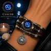 Starry Sky Zodiac Luminous Leather Bracelet for Men & Women