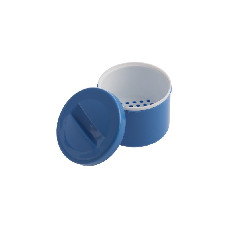 Dr. Junghans Medical Denture Container 29044 Blue