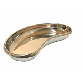 Bd Medical 10" 8" 6" Kidney Tray Stackable Stainless Steel Set, clean, smooth surface