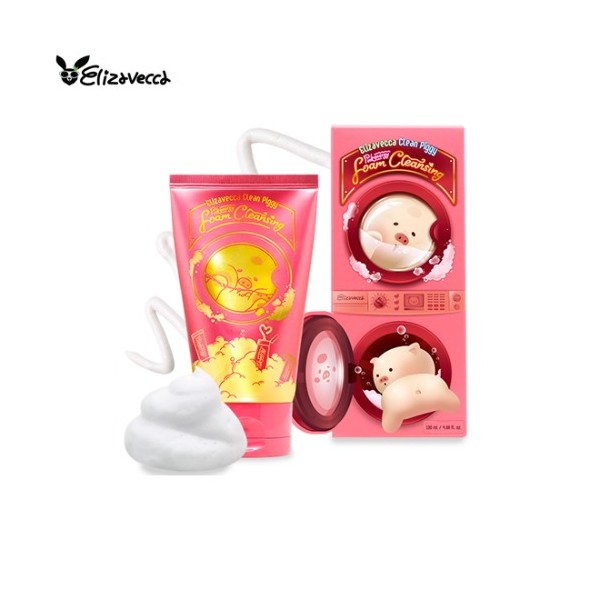 CHAMOS ELIZAVECCA Clean Piggy Pink Energy Foam Cleansing 120ml