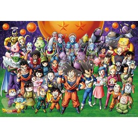 Ensky 1000T-77 1000 Piece Jigsaw Puzzle, Dragon Ball Super: Super Super Large Set!