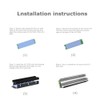 M.2 Heatsink Alloy Aluminum NGFF Heatsink NVME Cooling Sink M.2