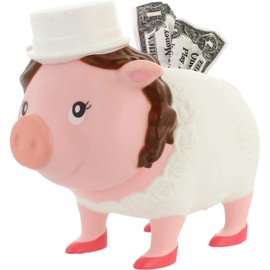 Lilalu Piggy Bank Piggy Bank Piggy Bank Rotating Head Money Box Coin Slot Piggy Bank Safe Children