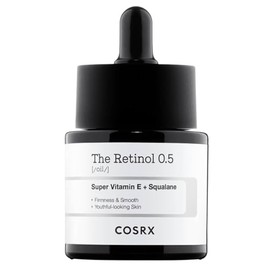 COSRX Retinol 0.5 Oil Korean Anti-Aging Face Oil with Highly Concentrated Retinol for Wrinkle Reduction, Fine Lines, Even Skin Tone, Youthful Glow & Smoother Skin, Korean Skincare 20ml