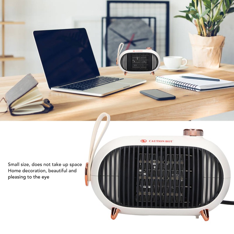 Small Space Heater 900W PTC Ceramic Fast Heating 3 Level