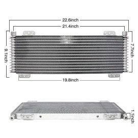Tru-Cool, True-Cool Tru Cool 40K Automatic Transmission Oil Cooler GVW Max LPD47391 Heavy Duty &Boxr