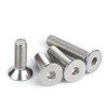 M6-1x18mm Flat Head Socket Cap Screws Bolts, Stainless Steel 18-8