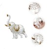 Gatuida Crystal Elephant Figurine Elegant Desktop Decor Craftsmanship Crystal Material