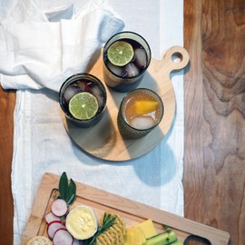 J.K. Adams Maple Wood Round Board, 10"