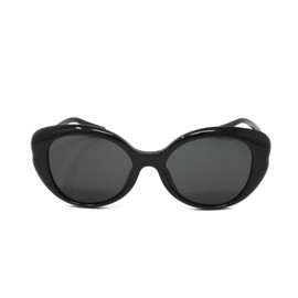 Coach Sunglasses Women's Cat Eye HC8306U 500287 Black 54mm Grey Lens NEW!