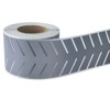NOZUONO High Visibility Silver Reflective Heat Transfer Vinyl Warning Tape
