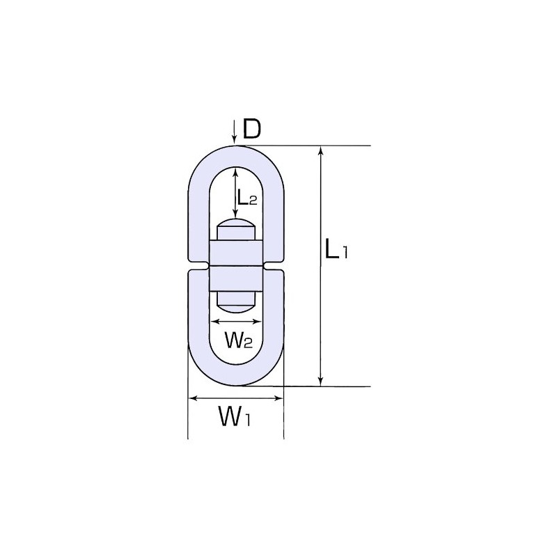 Himeji and Stainless Steel Swivel # 6 Call (6 mm)
