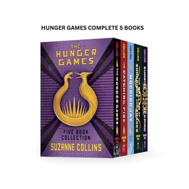 Hunger Games Complete 5 Books Collection Set - by Suzanne Collins - The Hunger Games, Catching Fire, Mockingjay, The Ballad of Songbirds and Snakes, Sunrise on the Reaping