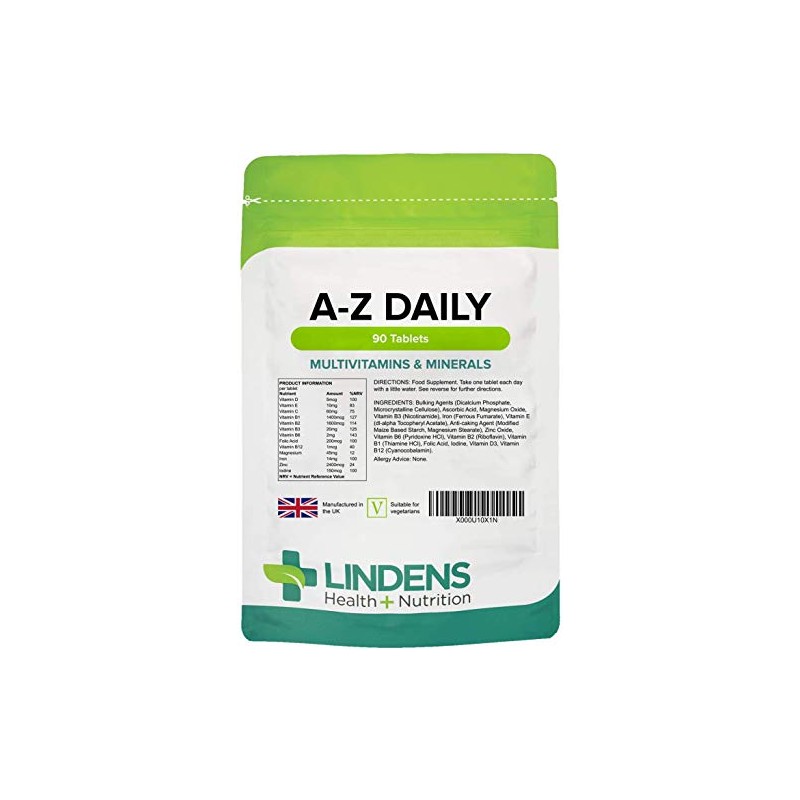 Complete A-Z Daily Multivitamin 2-Pack 180 Tablets Men/Women Multi Vitamin