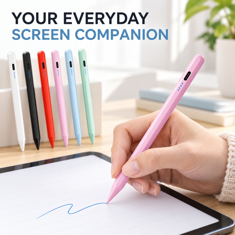 Universal Resistive Stylus Pen for Compatible Touchscreen Tablets and Mobile