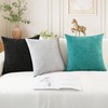 CaliTime Throw Pillow Covers Decorative 26 X 26 Inches Pack