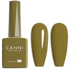 CANNI Esmalte De Uñas De Gel Verde Oliva, 1 Pieza, Lima Pastel, Salvia, Verde Claro, Esmalte De Uñas Bringt, Color Verde Menta, Gel De Alto Brillo,