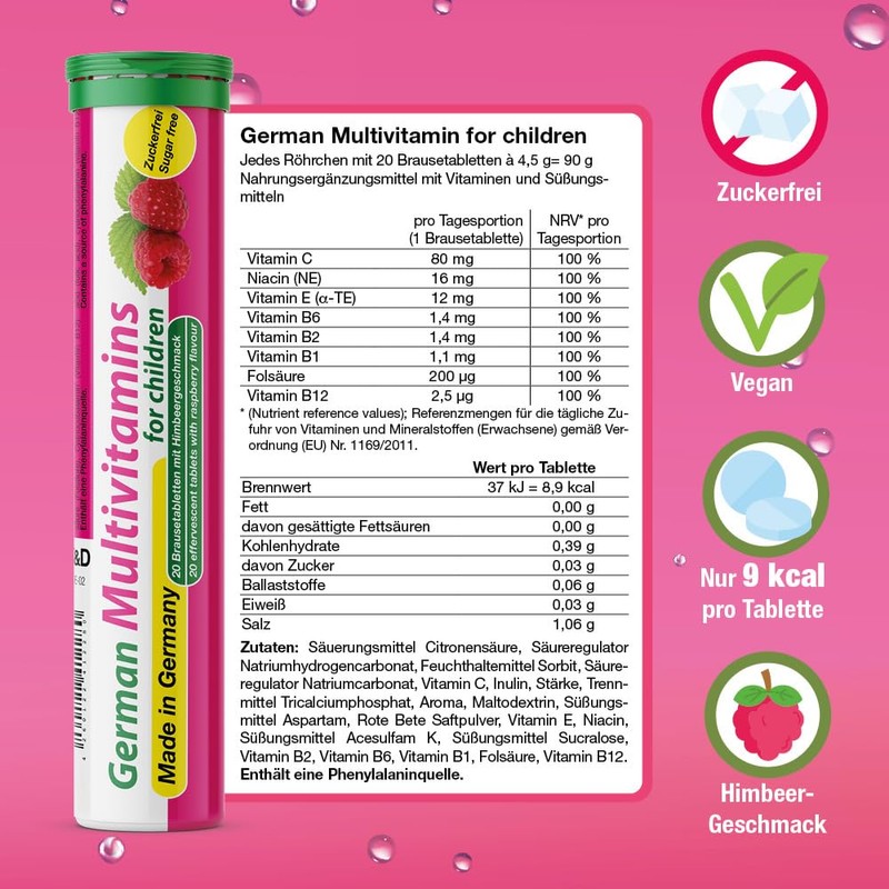 German Effervescent Tablets Complete Assortment