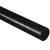 High Density Polyethylene Round Bar Black 50mm Diameter x 300mm