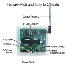 EI Electronic External Antenna Gain rádió DIY Soldering Project Electronic Kits Game Practice Educational Projects Soldering DIY kit Learn Soldering kit for Electronics Soldering Practice kit