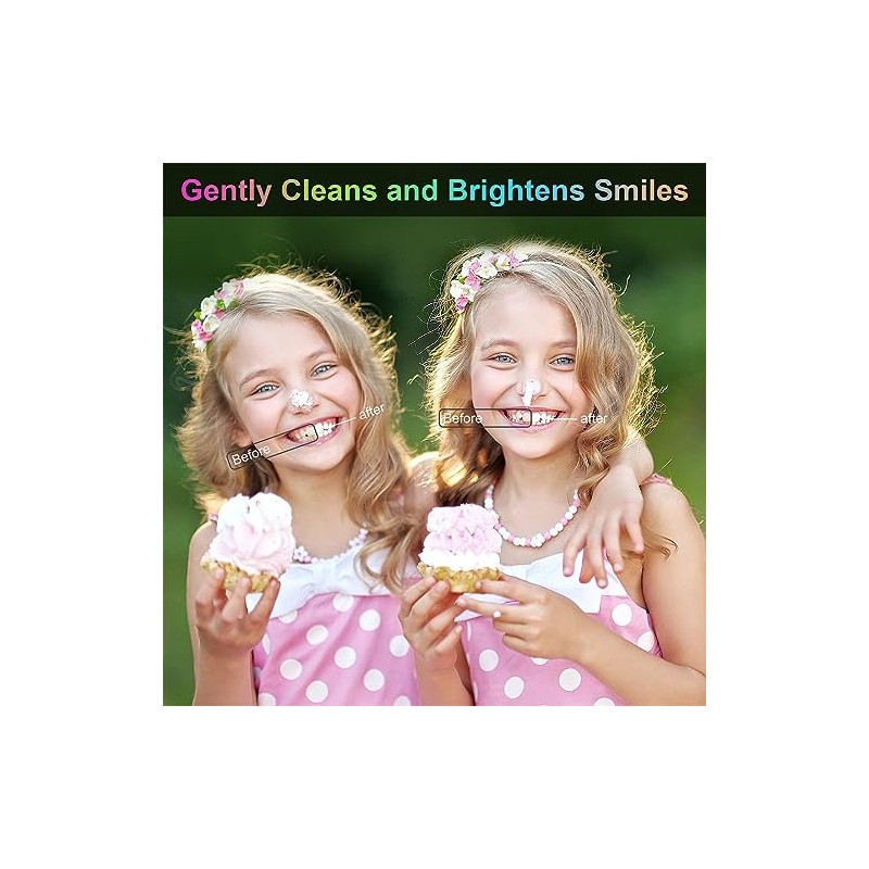 VERSAINSECT brushes 4 Pack, Flossing Bristles Child Sized Brush Heads