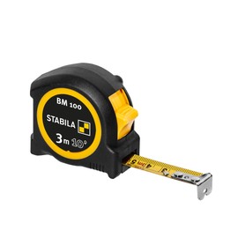 STABILA Pocket Tape Measure BM 100, 3 m (10 Inches), cm/Inch Scale