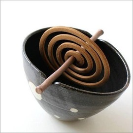 Mosquito Mosquito Feeder 遣ri Charger Fashionable Japanese-style 蚊取ri線香 Holder Japanese Pottery Mosquitoes 遣ri Eight [mkn6816]