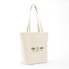 CafePress Live Laugh Grow Tote Bag Reusable Natural Beige Canvas