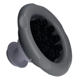 HydroQuip X241141 Master Blaster Massage Jet 7.5" Gray Black fits Master Spas