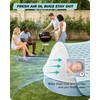 Pop-Up Baby Beach Pool Tent with Mat, Mosquito Net, Detachable