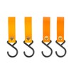CALLYSONIC Leather S-Hooks 4 Pieces, S Hooks Large, S Hooks