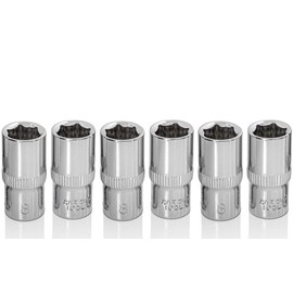 BRAZEN 8mm Socket Six Pack (1/4" Drive, 6pt, Shallow)
